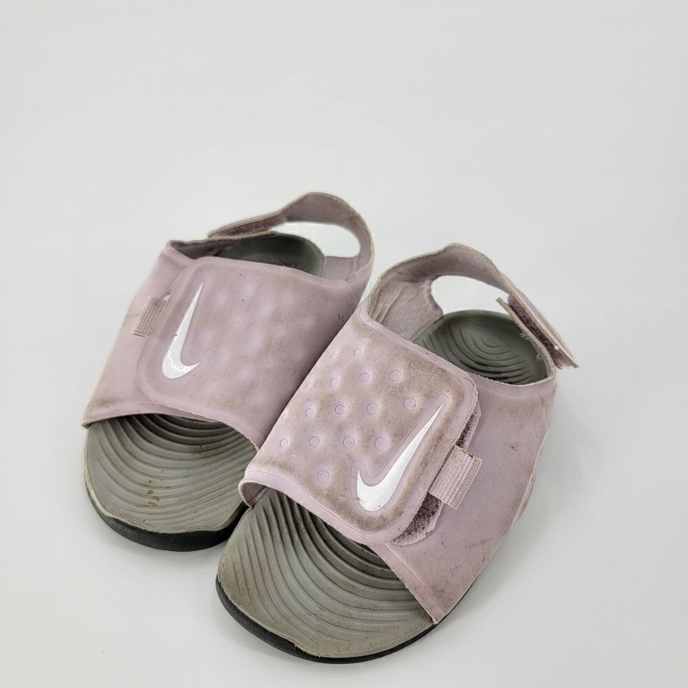 Nike sandals baby toddler purple 7C slip on water shoes